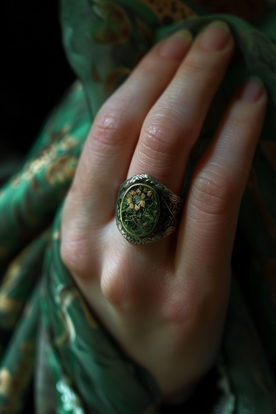 The Widens ending: the ring opens and expands, something released from it, the wound becoming something else entirely